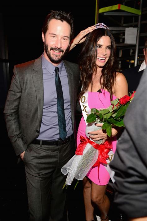 Keanu reeves is opening up about a former crush! Sandra Bullock Reunites With A Few Of Her Former Leading ...