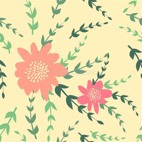 Seamles Cute Floral Pattern Stock Illustration Illustration Of Pastel