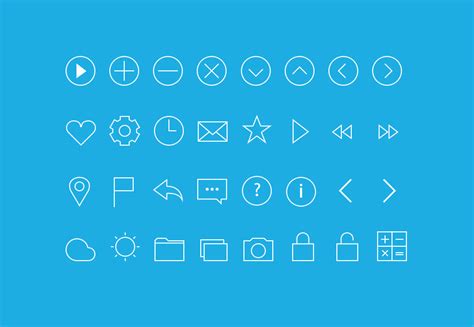 10 Line Icon Set Psd Images Line Icon Set Line Icon Psd And