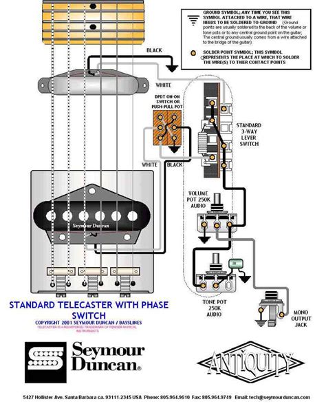 Telecaster 4 Way Wiring Diagram 36guide