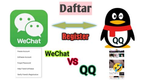 Aplikasi Wechat VS Akun QQ Cara DAFTAR Akun Aplikasi Wechat QQ