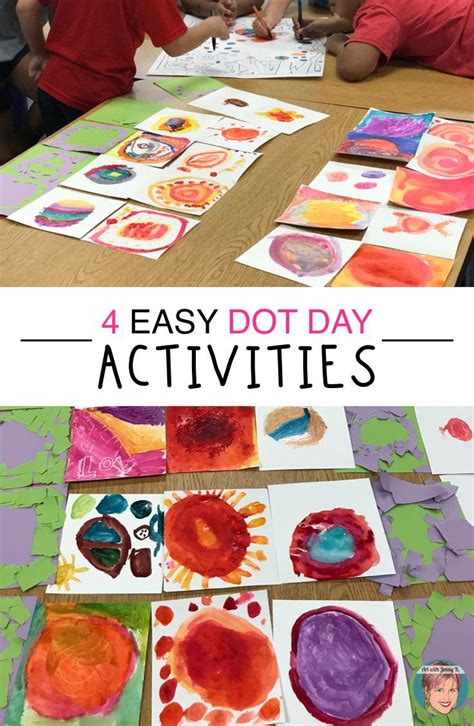 4 Easy Dot Day Activities Art With Jenny K Dot Day The Dot Book