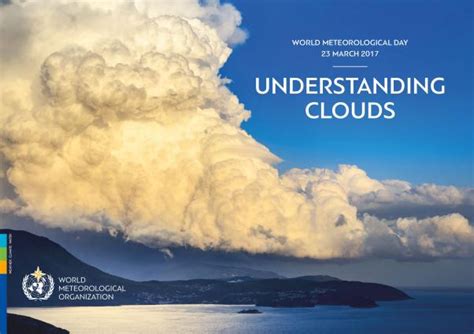 World meteorological day is next on tuesday, march 23, 2021. World Meteorological Day 2017: Understanding Clouds ...