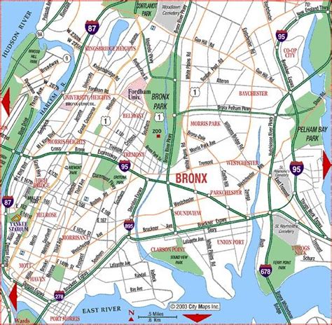Street Map Of The Bronx Bronx Bronx Map The Bronx New York