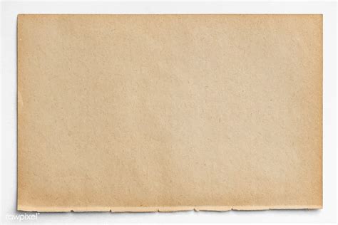 Blank Brown Paper Design Vector Free Image By Taus