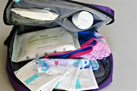 How To Make A Diy First Period Kit For Home And School Hip2save