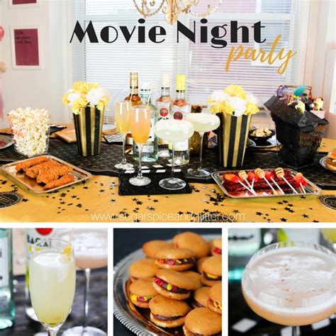 What to put on wall for movie night? Movie Night Party for Grown-ups (with Video) ⋆ Sugar ...