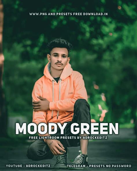 Moody Green Lightroom Presets By Bdrockeditz Free Lightroom Preset By