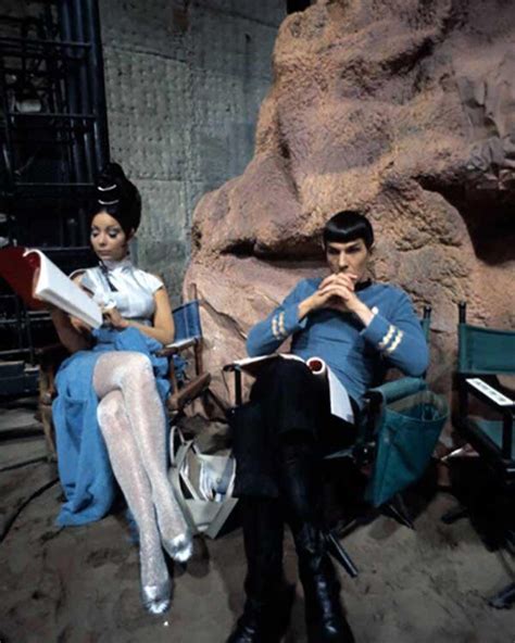Spock Reading His Script On The Set Of The Episode Amok Time Comment