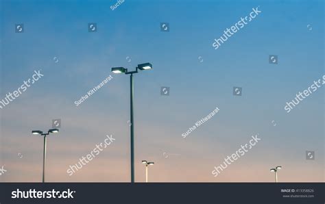 Street Light Pole Sunset Stock Photo 413358826 Shutterstock