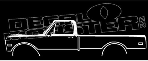 Chevrolet C10 Short Bed 1967 1972 Classic Truck Decal Sticker