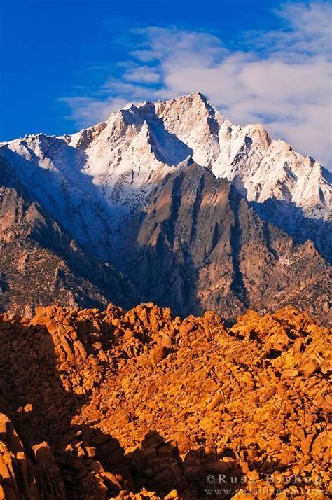 Lone Pine Peak From The Alabama Hills Inyo National Forest California