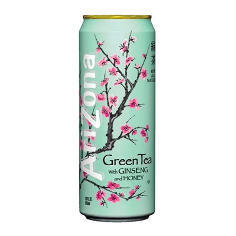Arizona Green Tea With Ginseng And Honey 23oz 680ml Poppin Candy