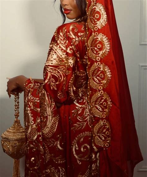 Red Bridal Dirac Celebrity Prom Dresses Somali Wedding Somali Clothes