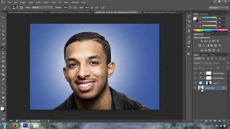 How To Add A Background In Photoshop Cc Youtube