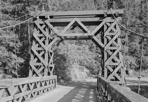 Nisqually Suspension Bridge Longmire 1952 Structurae