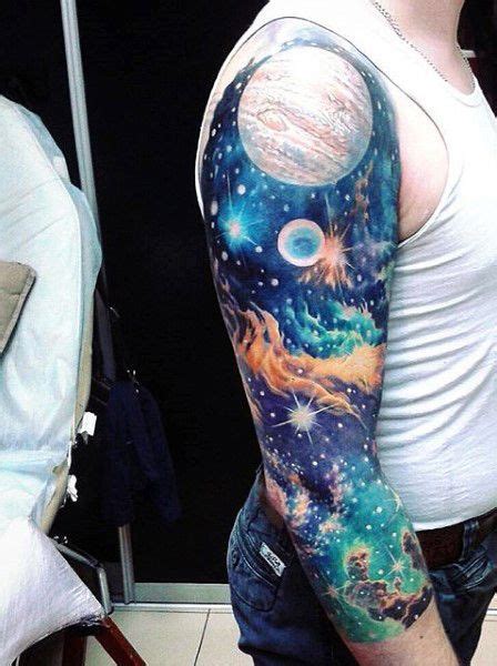 67 Cool Outer Space Tattoos For Men 2024 Inspiration Guide Space
