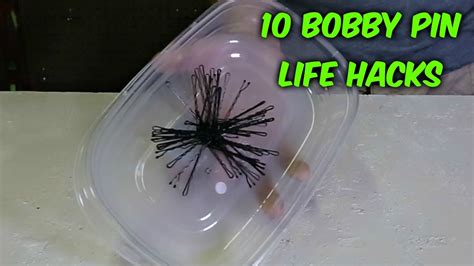 10 easy bobby pin life hacks put to the test youtube