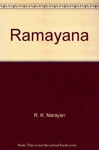 9788170942498 The Ramayana Narayan R K 8170942497 Iberlibro