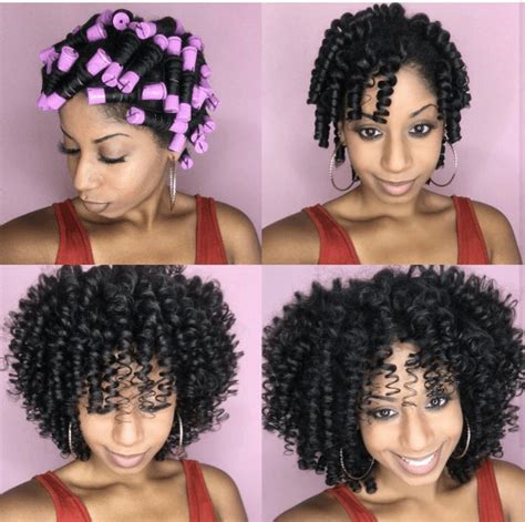 Also, plan on using less hair on each rod. Perm Rods on Natural Hair