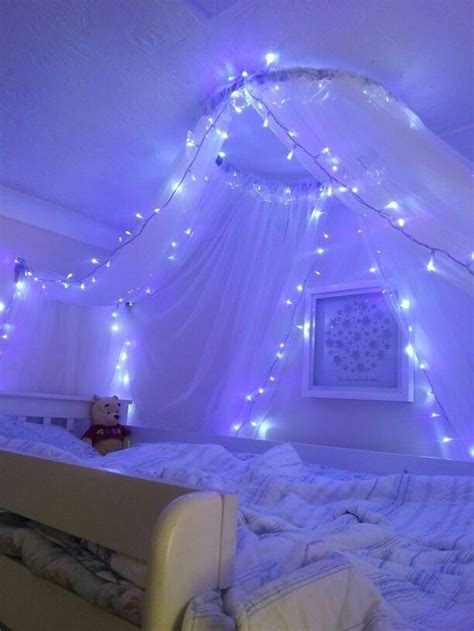 Decorate your bedroom narrow not just make interior design create the save place. 30+ Pretty DIY Fairy Light Ideas For Minimalist Bedroom ...