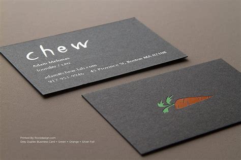 Read, take action and get your 100% absolutely free business cards today! Awesome Restaurant Business Card Design