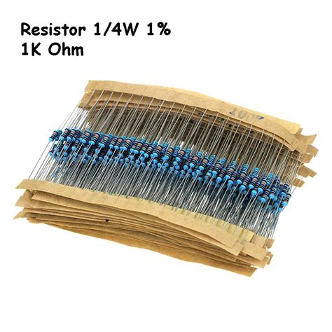 jual resistor metal film 1kohm 1k ohm 1 4w 0 25w toleransi 1 shopee indonesia