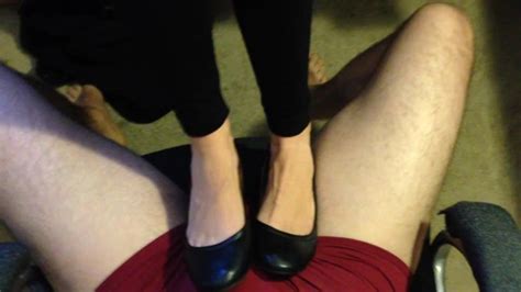 Ballet Flats Shoejob Pov High Arches Toe Cleavage Well Worn Dirty