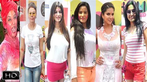 Bollywood Stars Celebrate Holi Youtube
