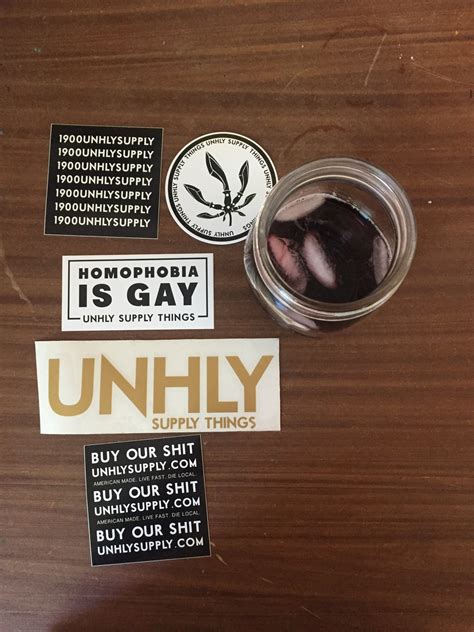 Unhly Stickers — Unhly Supply Things