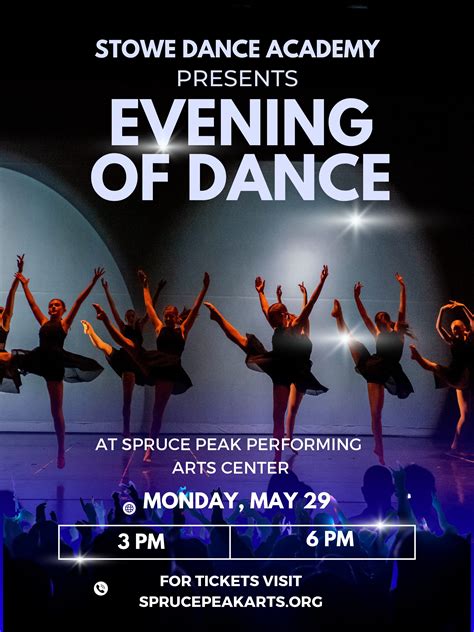 Stowe Dance Academy Presents An Evening Of Dance Spruce Peak