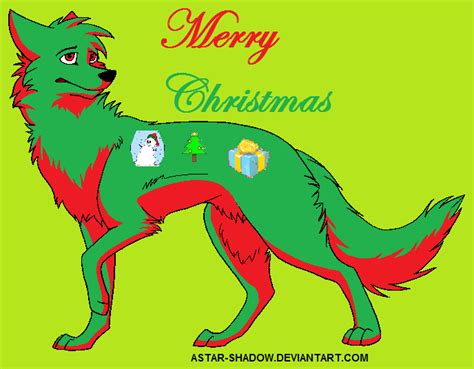 Christmas Wolf Adopt By Luna The Wolf On Deviantart