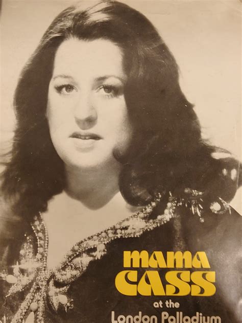 Mama Cass Elliot Mamas And Papas Programme For Her Last Performance