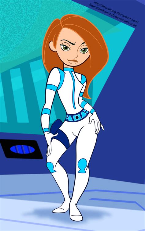 Kim Possible In Battle Suit Colored By Fitzoblong On Deviantart