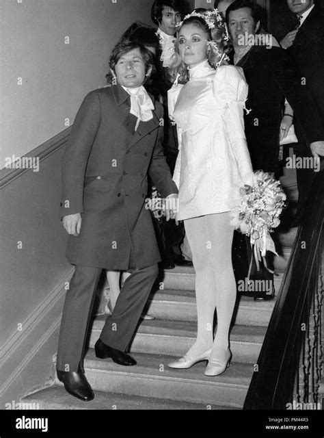 Sharon Tate And Roman Polanski On Their Wedding Day January