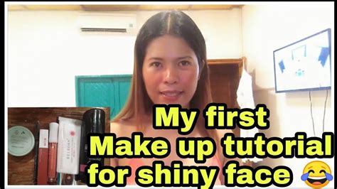 first time make up tutorial to make shiny face 😂 i m not professional youtube