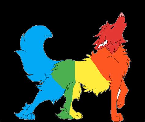 Editing Rainbow Wolf  Free Online Pixel Art Drawing Tool Pixilart