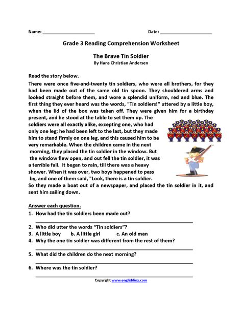 Comprehension Worksheet For 1st Grade Y2p3 The Painted Desert