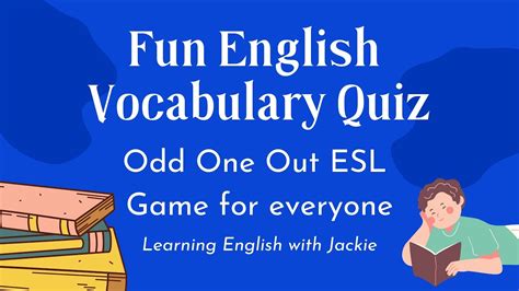 Odd One Out Esl Game Online Fun English Vocabulary Quiz For All