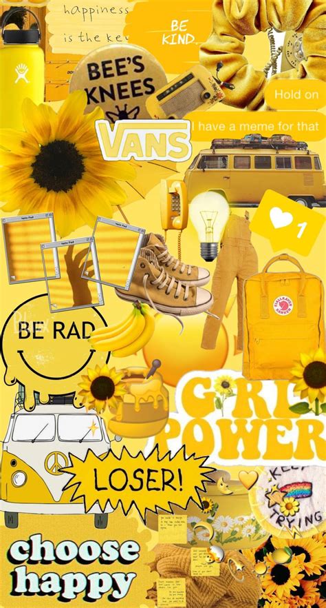 Cute Yellow Aesthetic Wallpapers Wallpapers Com