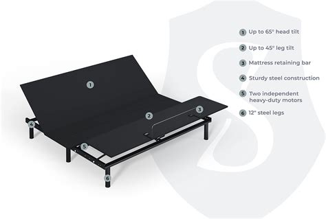 Buy Sven And Son Essential Adjustable Bed Base Frame Storage Bed