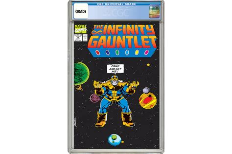 Marvel Infinity Gauntlet 4 Comic Book Cgc Graded Fr