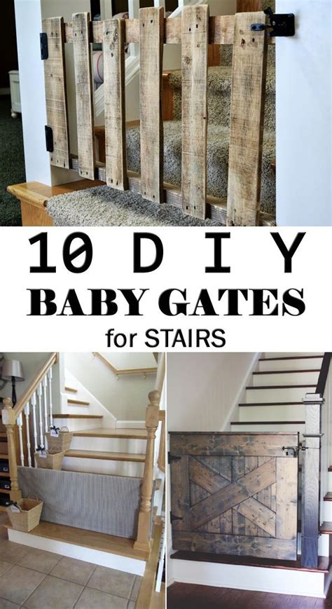 10 Diy Baby Gates For Stairs Baby Gate For Stairs Diy Baby Gate Diy