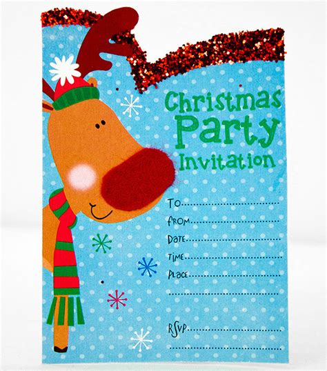 printable christmas invitation templates party