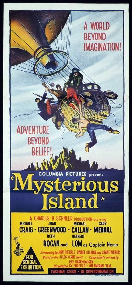 Mysterious Island 1961 Via Australia Island Movies Drive In Movie