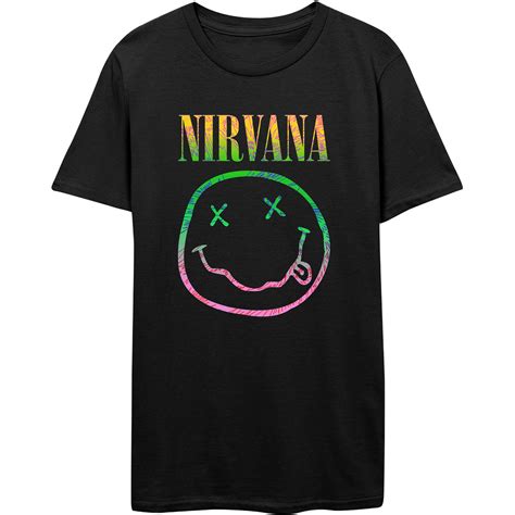 Nirvana Unisex T Shirt Sorbet Ray Happy Face Wholesale Only