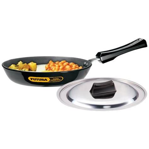 Buy Hawkins Futura Frying Pan With Lid Hard Anodised 22 Cm 406 Mm
