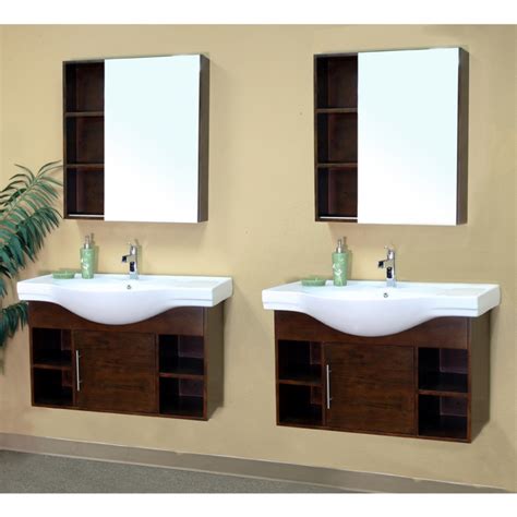 Luxury living direct offers free shipping on all vanities and fast order processing. 80 Inch Double Sink Bathroom Vanity in Medium Walnut ...