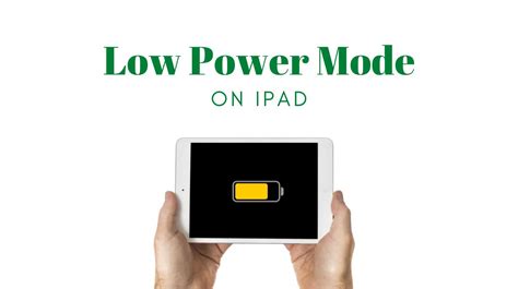 Low Power Mode Ipad What Does It Do And How To Enable It Worldoftablet