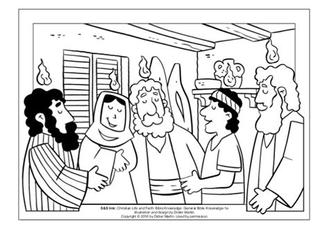 Text link to this page Coloring page_The Acts of the Apostles_The Gift of the ...